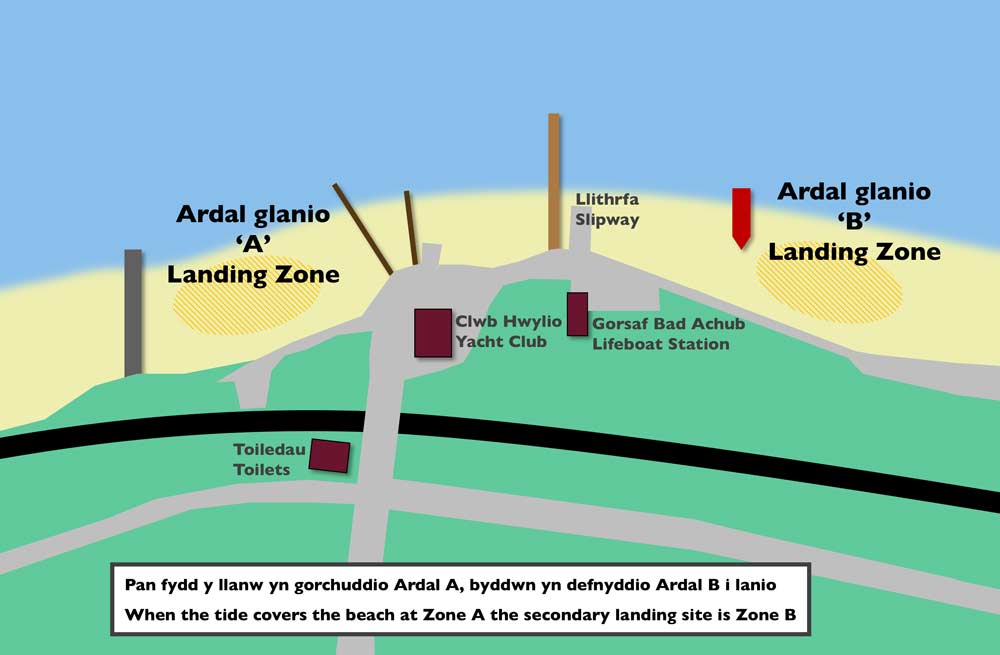 Ferryside Landing Zones